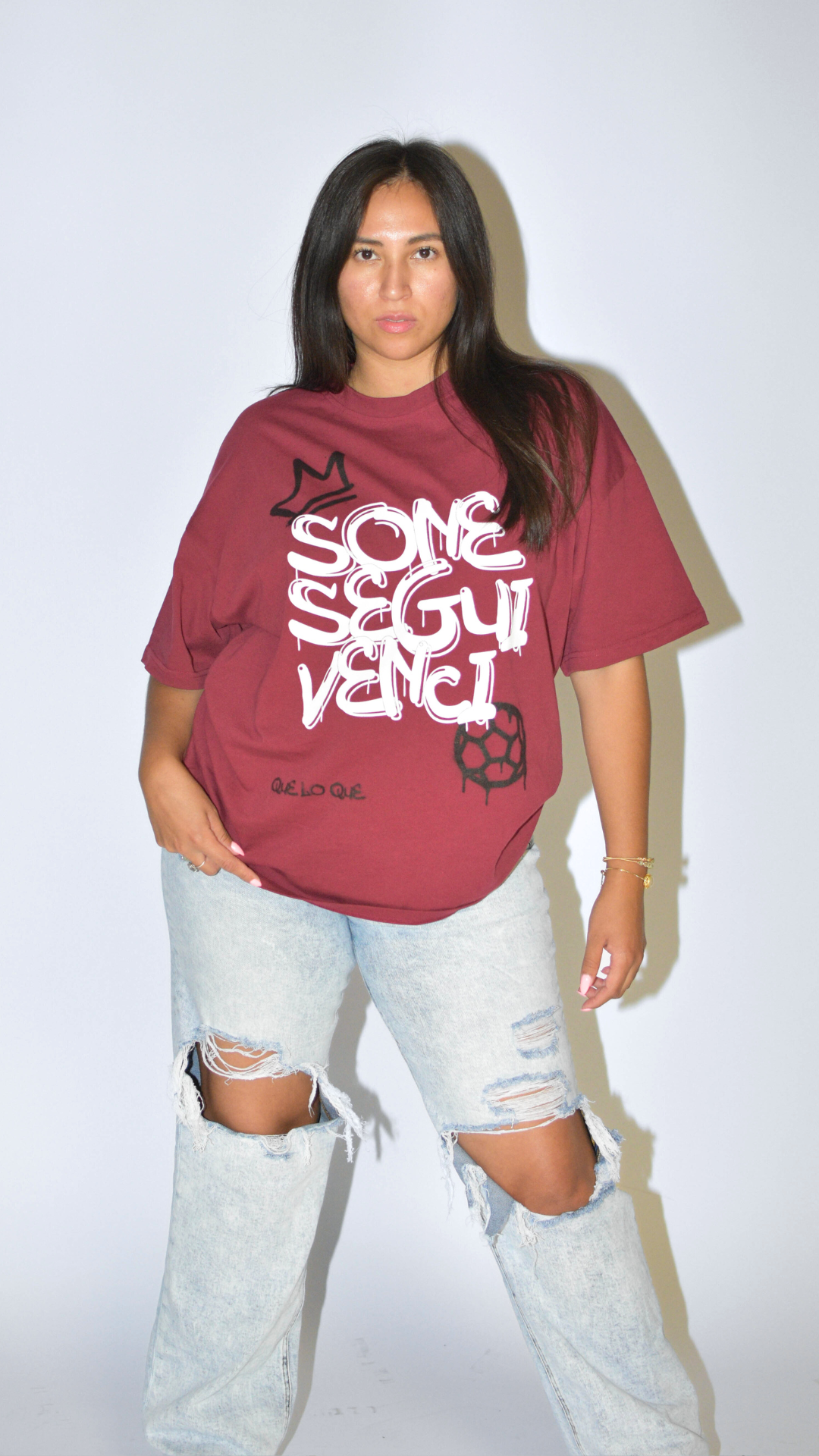 OVERSIZED SOÑE SEGUI VENCI TEE