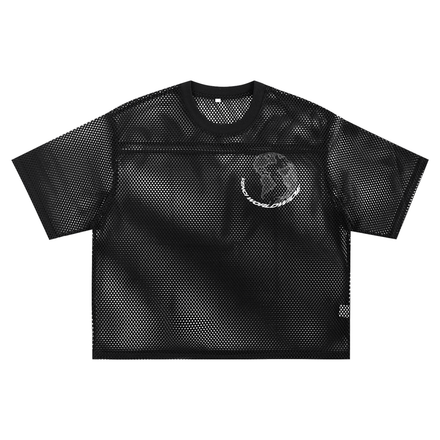 See-through Boxy Net T-shirt